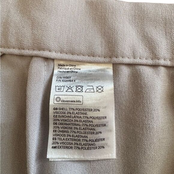 H&M Women's Slit Front High Waisted Dress Pant Size 6 - Picture 5 of 7